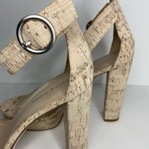 Pelle Moda Platform Amari Cork 4" Heels Size 8M - Picture 11 of 13